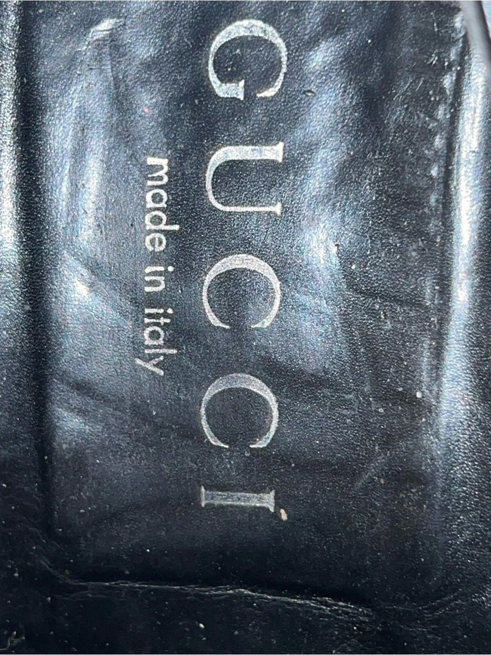 Gucci Black Leather Men’s Loafers 9D